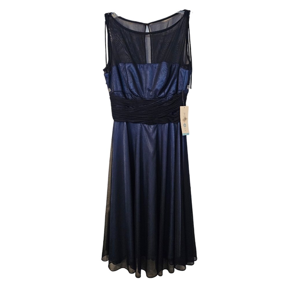 Patra Chiffon Cocktail Midi Dress Size 10 #196